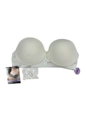 Maidenform White Strapless Dreamwire Bra 34A Lightly Lined Natural Lift NWT
